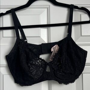 Victoria's Secret 36DDD Black Lace Underwire Bra